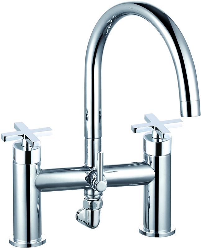 Chrome Finish Bath Shower Mixer Faucet with Contemporary Style T8051B