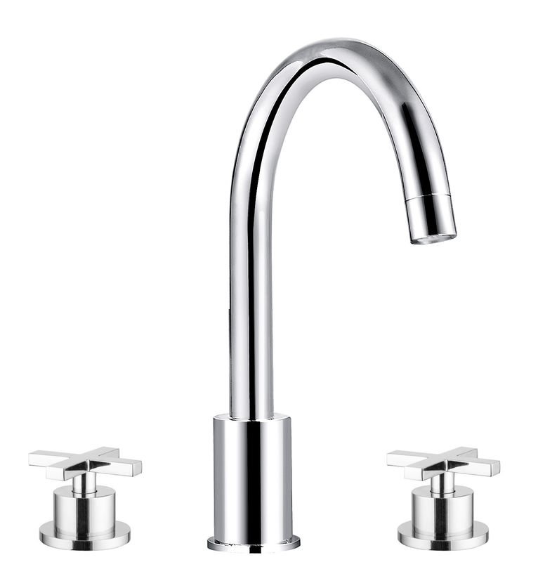 Contemporary Two Handle Concealed Shower Mixer With Polished Chrome T80510B
