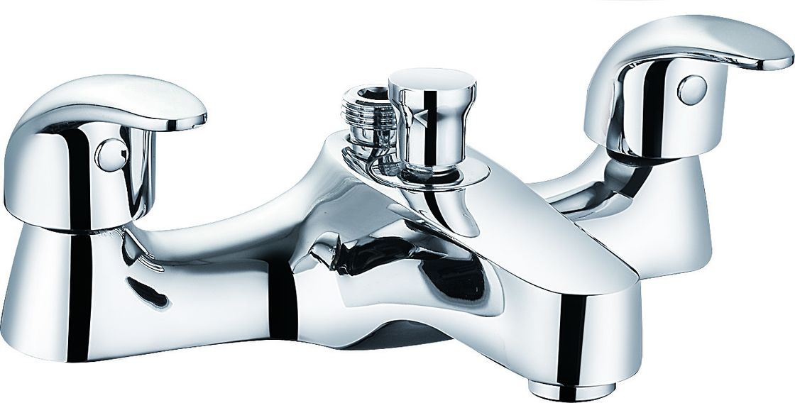 Brass Double Handle Bath Shower Mixer With Ceramic Valve T8062B