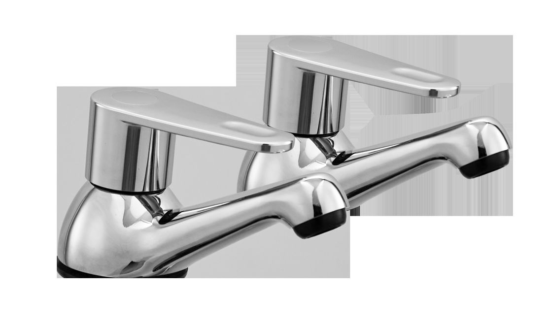 Polished Chrome Bathroom Mixer Faucet for Contemporary Bath T8065C