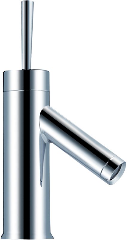 Sleek Single Handle Basin Mixer Faucet In Polished Chrome T8072