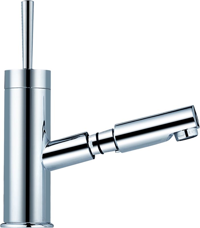 Water Pressure Adjustable Basin Mixer Faucet with Chrome Finish T8076