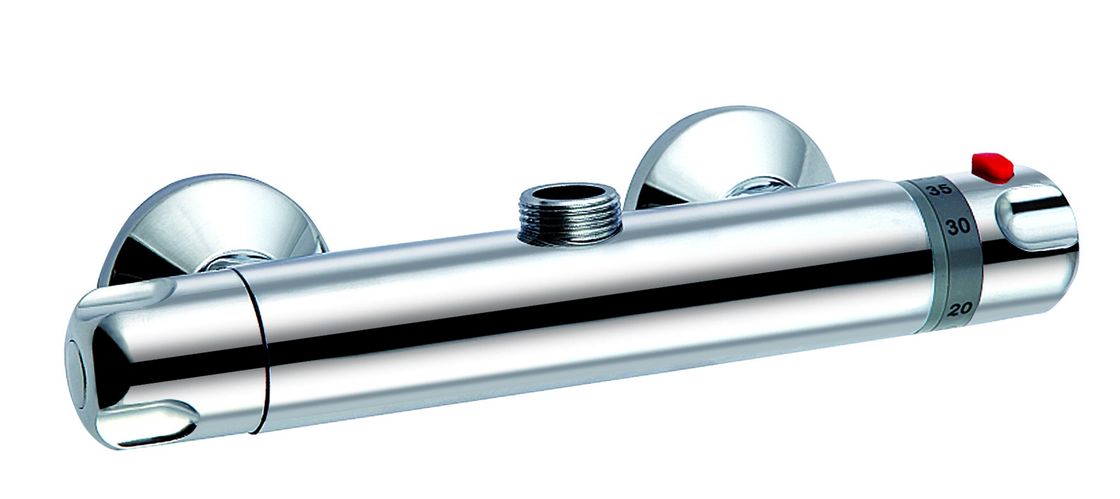 Silver Chrome Polished Ordinary Thermostatic Bath Mixer For Bath T80812