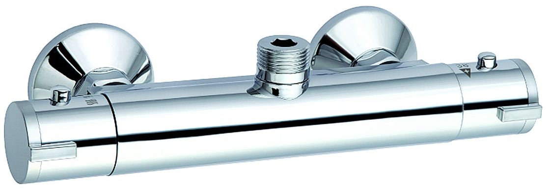 Polished Surface Thermostatic Bath Mixer With Hot And Cold Water Function T80815