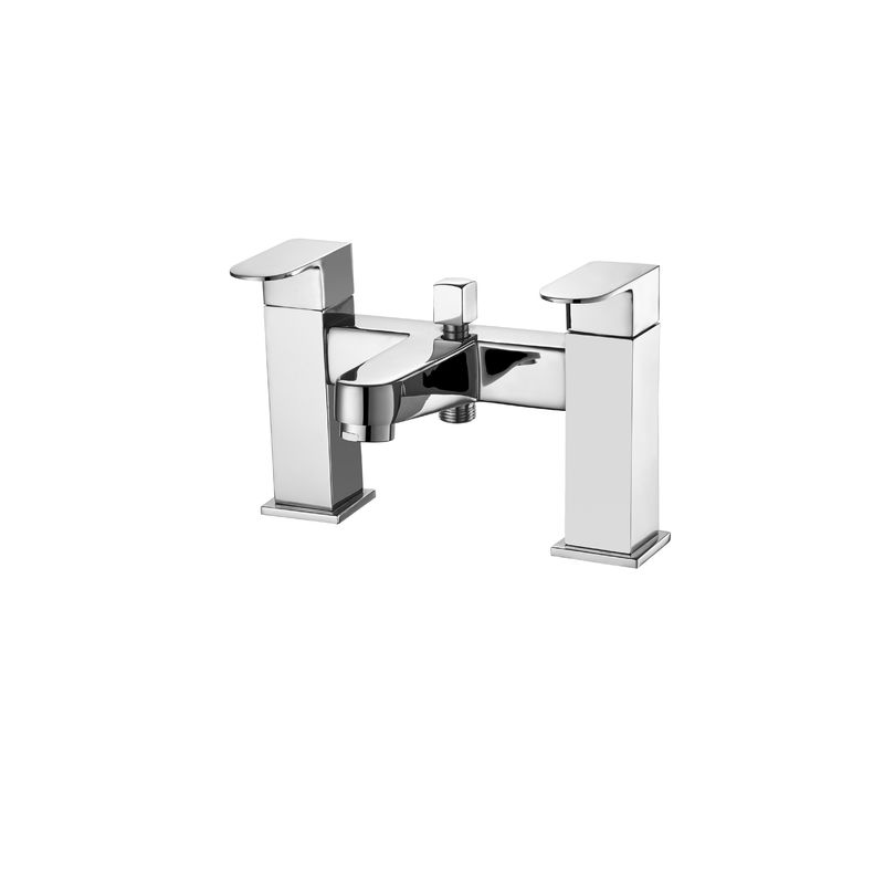 Polished Chrome Modern Style Bathroom Mixer Faucet For Bath T8331