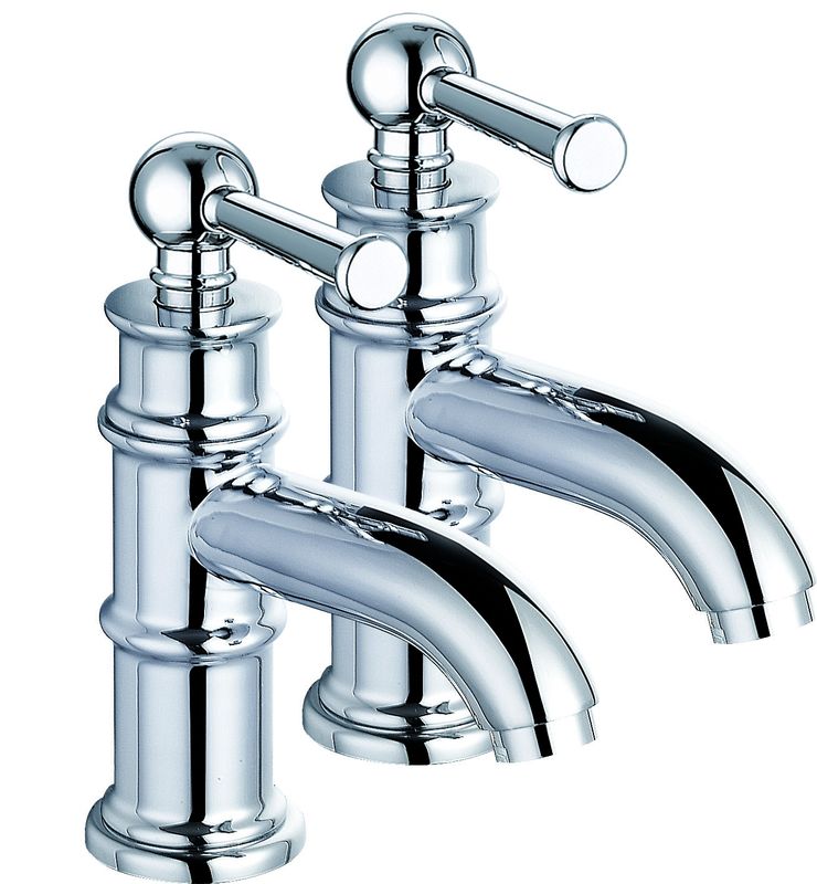 Contemporary Single Handle Chrome Brass Bathroom Mixer Faucet T8345A