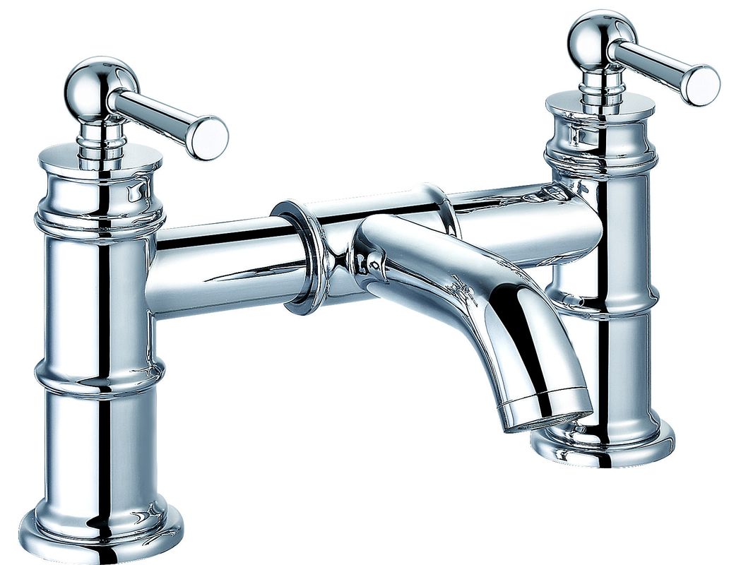 Modern Style Bathroom Basin Mixer Faucet with Double Handle T8344A