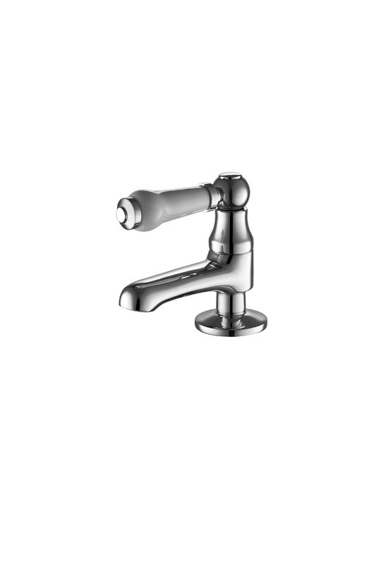 Chrome Single Handle Contemporary Bathroom Mixer Faucet T8355