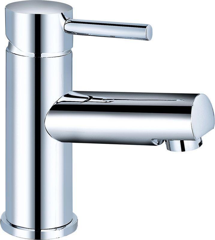 Stylish Modern Chrome Single Handle Basin Mixer Tap Faucet T8202