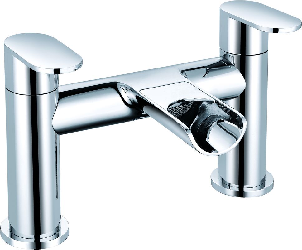 Double Handle Brass Basin Faucet For Stylish And Functional Bathroom T8414A