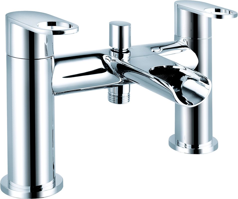 Double Handle Brass Bath Shower Mixer Faucet For Bathroom T8411C