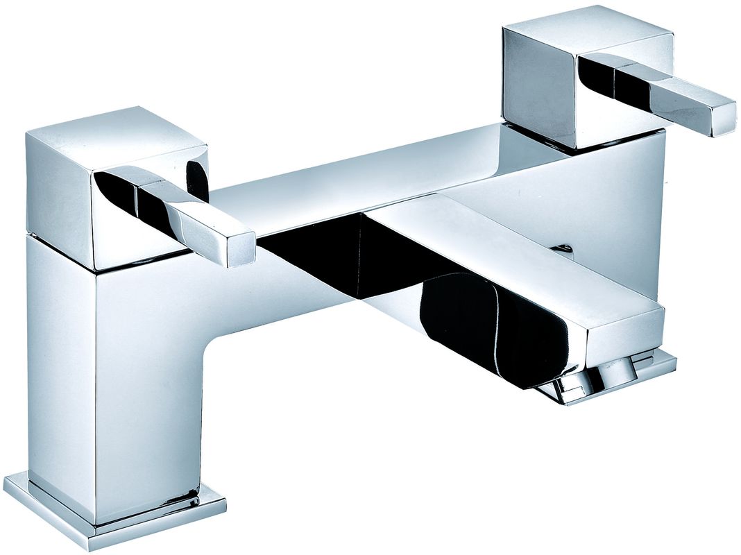 Brass Chrome Finish Basin Mixer Faucet For Modern Bathroom T8494B