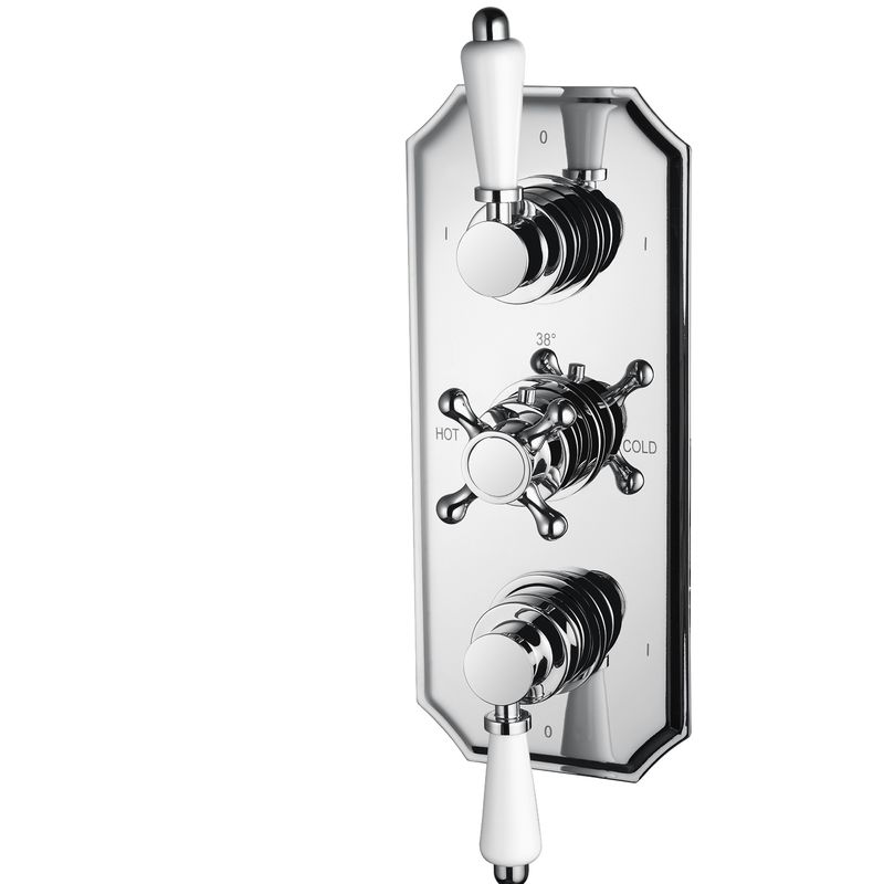 Polished Chrome Concealed Shower Mixer for Modern Bathroom T8568
