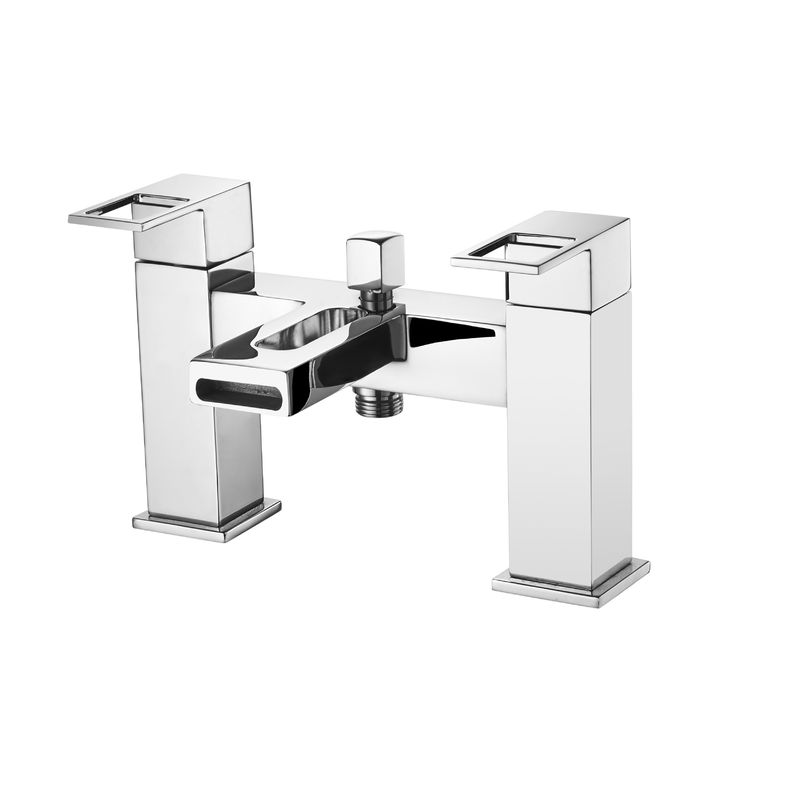 Brass Bath Shower Mixer Faucet and Chrome Finish For Bath T8601