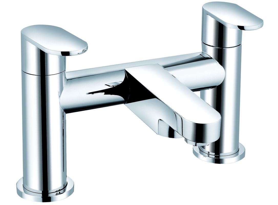 Double Handle Brass Mixer Faucet for Easy Water Temperature Adjustment T8624