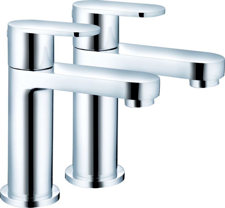 Upgrade Your Bathroom with Our Chrome Bathroom Mixer Faucet in Contemporary Style T8625