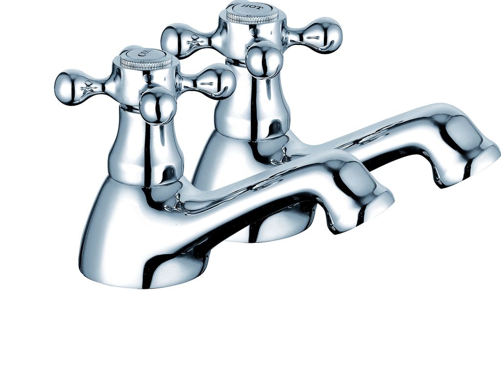 Upgrade Bathroom Polished Bath Mixer Taps and Single Handle T8666