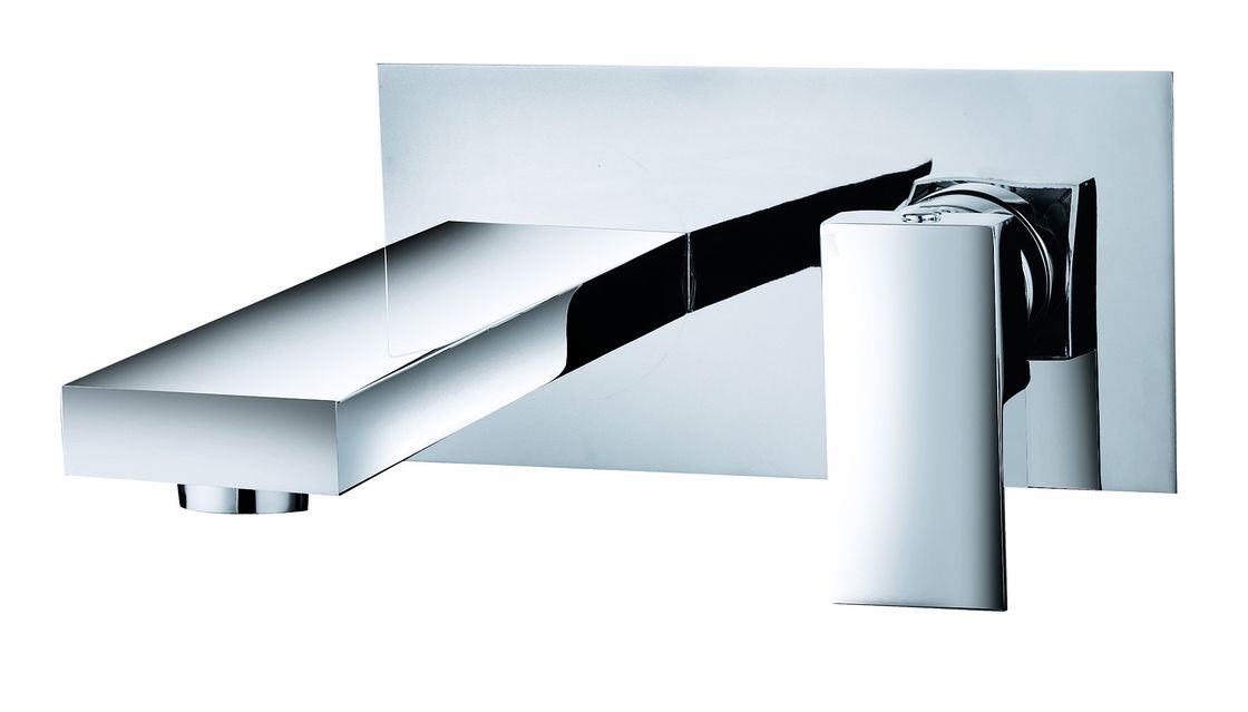 Contemporary Style Wall Mounted Bath Shower Mixer Hassle-Free Installation T8688