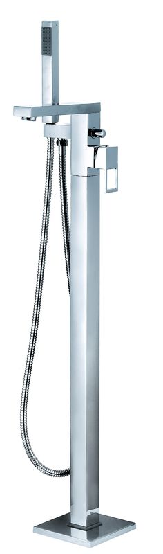 Chrome Finish Modern Style Floor Standing Water Dispenser For Bathroom T8740