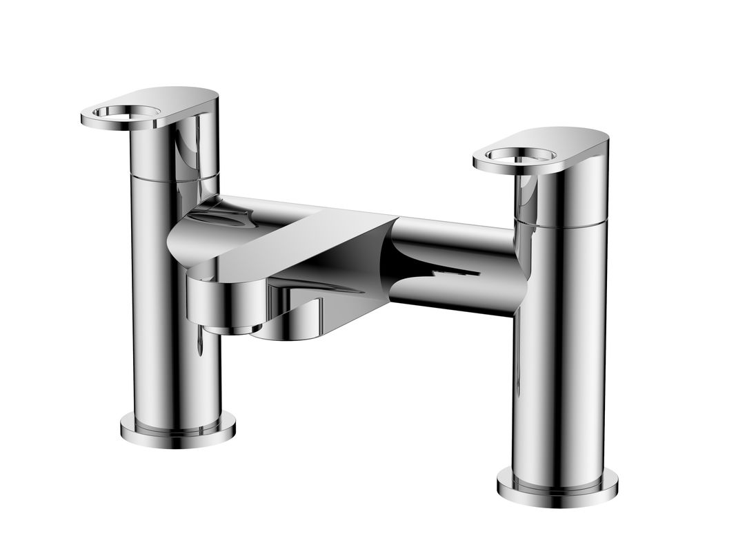 Double Handle Basin Mixer Faucet For Contemporary Home T8734