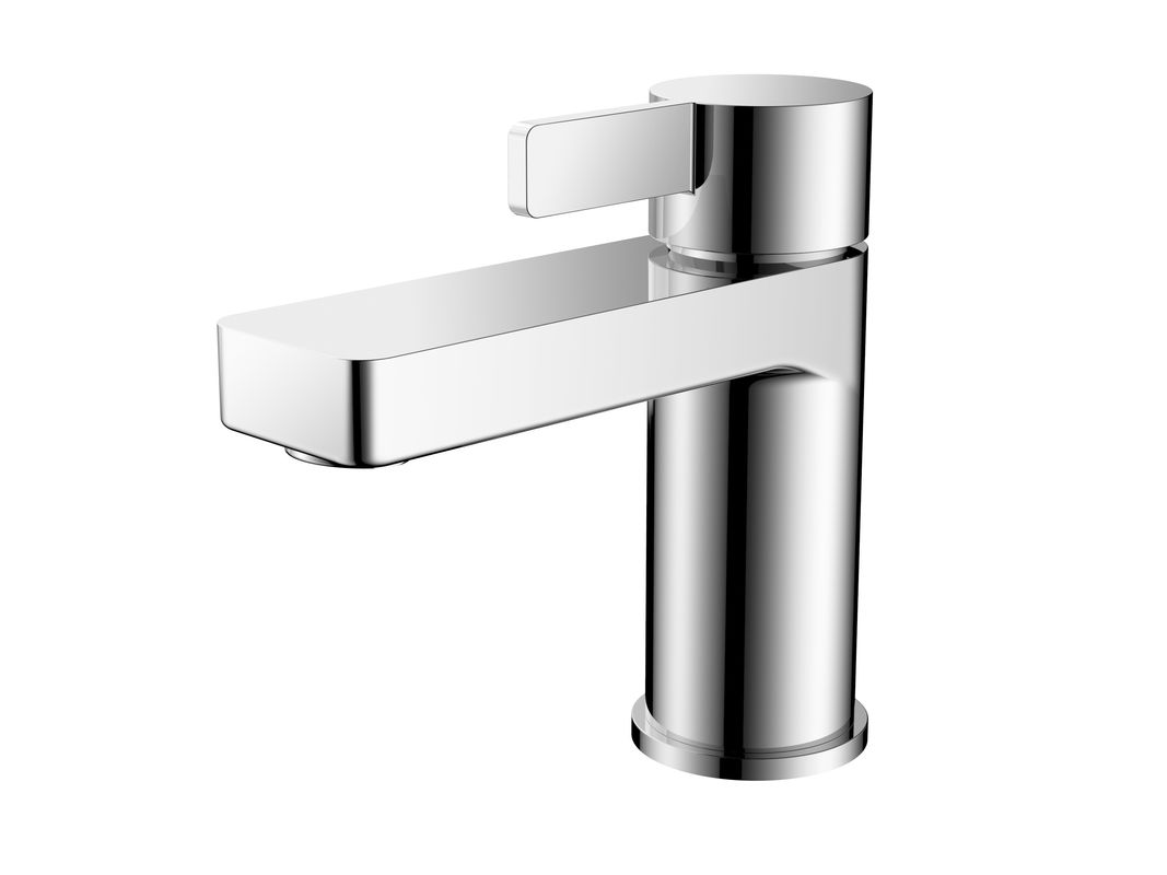 Modern Style Ceramic Basin Mixer Faucet Double Handle Water Pressure 0.5-3.0 Bar T8752W