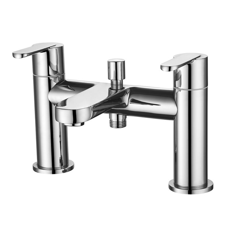 Chrome Finish Bath Shower Mixer Faucet For Modern Bathroom T8761